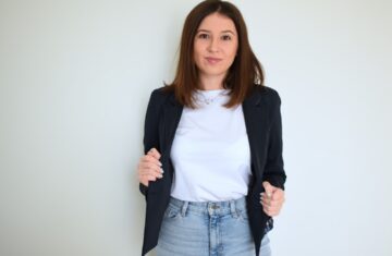 Photo Blazer and jeans