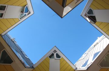 Photo cube house